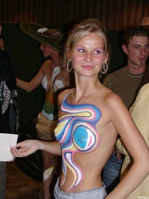 Body painting donne vagina - Real Naked Girls